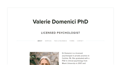Desktop Screenshot of drvaleriedomenici.com